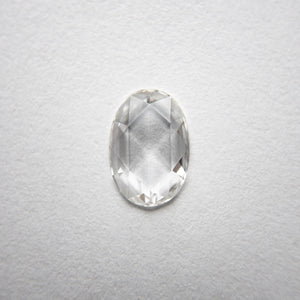 0.44ct 7.16x4.97x1.38mm Oval Rosecut 18237-03 - Misfit Diamonds