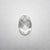 0.44ct 7.16x4.97x1.38mm Oval Rosecut 18237-03 - Misfit Diamonds
