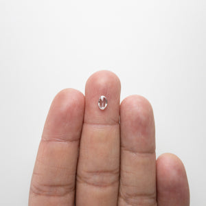0.30ct 6.27x4.10x1.26mm Oval Rosecut 18238-04 - Misfit Diamonds