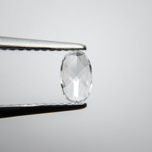 0.26ct 6.21x3.88x1.37mm Oval Rosecut 18238-06 - Misfit Diamonds