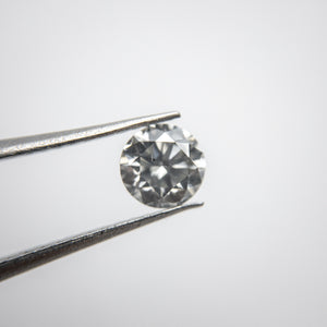 0.50ct 4.99x4.93x3.17mm Fancy Grey Round Brilliant 18273-02 - Misfit Diamonds