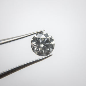 0.65ct 5.33x5.31x3.49mm Fancy Grey Round Brilliant 18273-05 - Misfit Diamonds