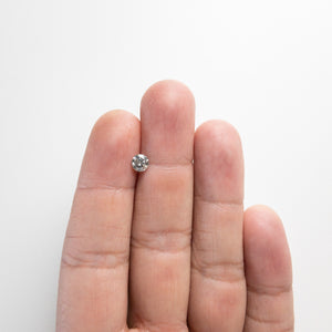 0.57ct 5.27x5.25x3.19mm Fancy Grey Round Brilliant 18273-06 - Misfit Diamonds
