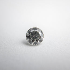 0.46ct 4.80x4.77x3.20mm Fancy Grey Round Brilliant 18273-08 - Misfit Diamonds
