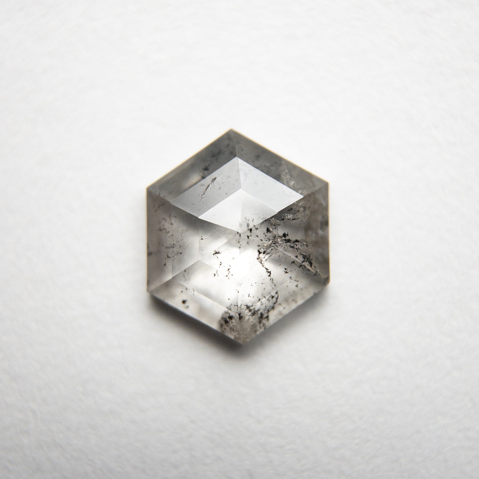 0.96ct 7.69x6.48x2.24mm Hexagon Rosecut 18286-02 - Misfit Diamonds
