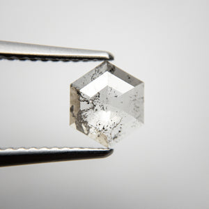 0.96ct 7.69x6.48x2.24mm Hexagon Rosecut 18286-02 - Misfit Diamonds