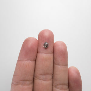 0.75ct 7.00x4.90x2.60mm Hexagon Rosecut 18286-04 - Misfit Diamonds