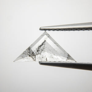 0.62ct 12.03x6.10x1.34mm Triangle Rosecut 18291-03 - Misfit Diamonds