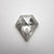1.56ct 8.83x8.21x3.17mm Shield Rosecut 18292-03 - Misfit Diamonds