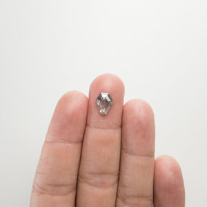 1.57ct 10.05x8.13x2.39mm Coffin Rosecut 18292-06 - Misfit Diamonds