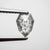 0.92ct 7.62x5.80x2.62mm Shield Rosecut 18293-05 - Misfit Diamonds