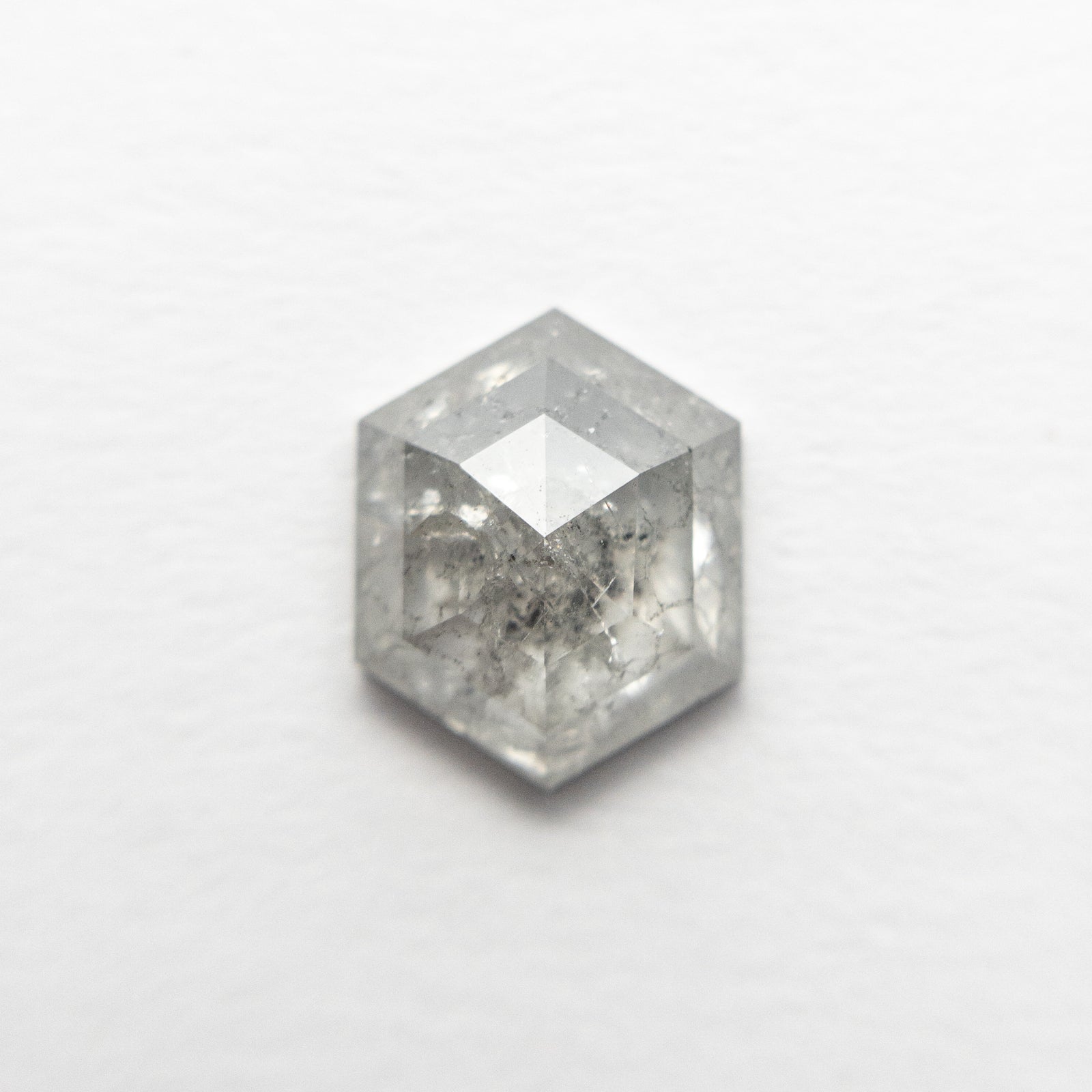 1.62ct 8.41x6.81x3.36mm Hexagon Rosecut 18308-04 - Misfit Diamonds