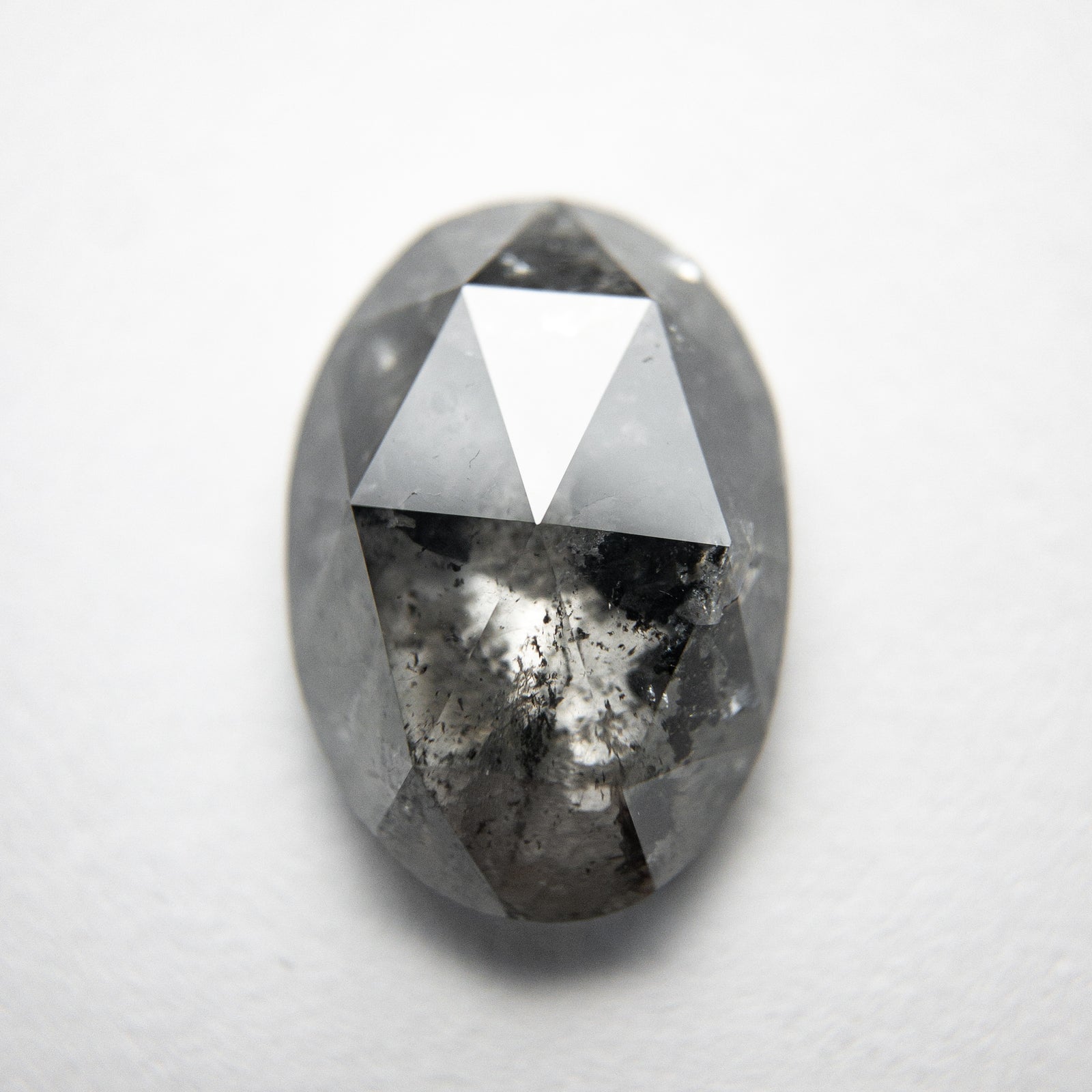 3.76ct 12.42x8.79x3.53mm Oval Rosecut 18312-02 - Misfit Diamonds