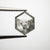 2.06ct 9.13x7.39x3.35mm Hexagon Rosecut 18313-10 - Misfit Diamonds