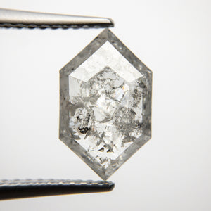 1.74ct 12.18x7.46x2.29mm Hexagon Rosecut 18313-11 - Misfit Diamonds