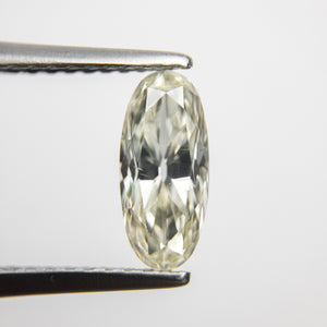 1.03ct 9.43x4.35x3.26mm SI2 K-L Moval Modern Antique Cut 18329-01 - Misfit Diamonds