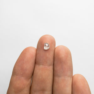 0.61ct 5.72x4.66x2.17mm Half Moon Rosecut 18351-16 - Misfit Diamonds