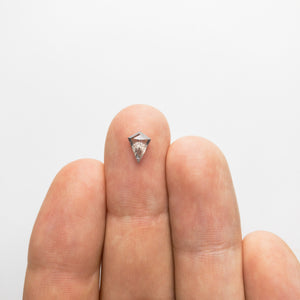 0.59ct 7.66x5.57x2.41mm Kite Rosecut 18363-06 - Misfit Diamonds