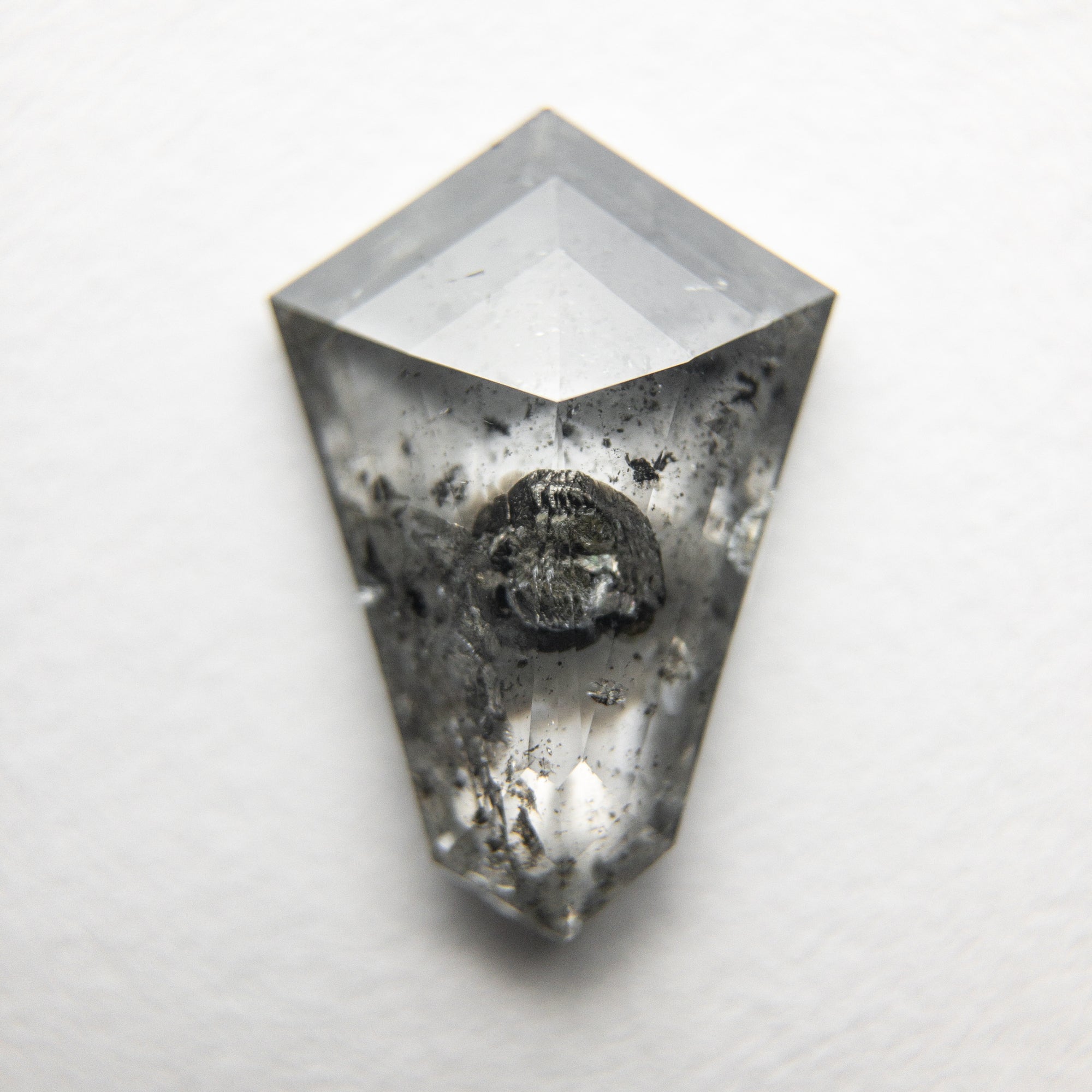 2.04ct 12.28x8.45x3.01mm Shield Rosecut 18363-10 - Misfit Diamonds