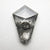 2.04ct 12.28x8.45x3.01mm Shield Rosecut 18363-10 - Misfit Diamonds