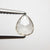 0.70ct 6.87x5.69x2.14mm Pear Rosecut 18364-08 - Misfit Diamonds