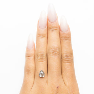 1.72ct 8.03x6.43x4.21mm Pear Double Cut 18364-12 - Misfit Diamonds