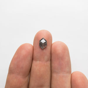 1.32ct 10.03x6.39x2.51mm Hexagon Rosecut 18366-09 - Misfit Diamonds