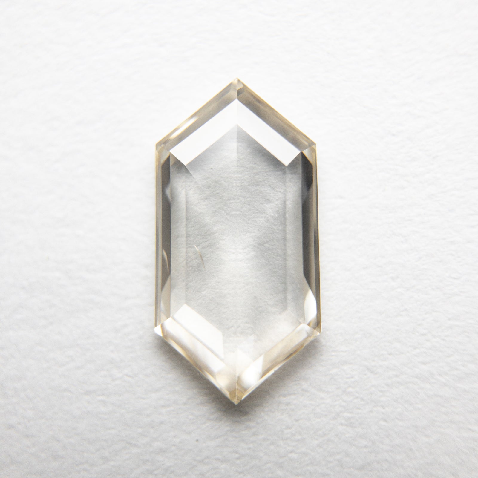 0.96ct 10.52x5.40x1.72mm Hexagon Rosecut 18369-01 - Misfit Diamonds