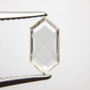 0.96ct 10.52x5.40x1.72mm Hexagon Rosecut 18369-01 - Misfit Diamonds
