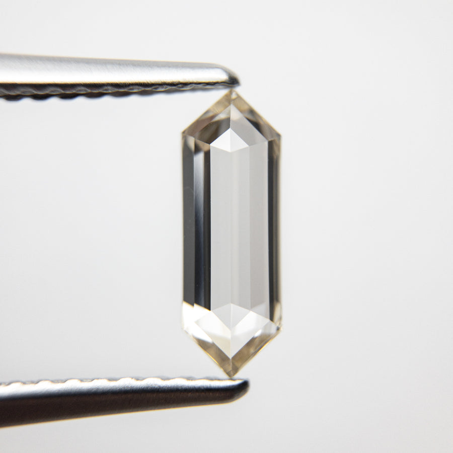 0.69ct 10.10x3.54x2.02mm Hexagon Rosecut 18369-03 - Misfit Diamonds