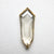 0.90ct 11.97x4.76x1.82mm Hexagon Rosecut 18369-09 - Misfit Diamonds