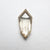 0.61ct 9.38x4.52x1.91mm Hexagon Rosecut 18369-10 - Misfit Diamonds