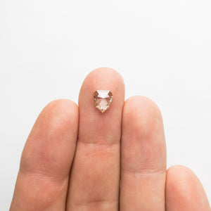 1.02ct 7.97x7.10x2.33mm Shield Rosecut 18369-13 - Misfit Diamonds