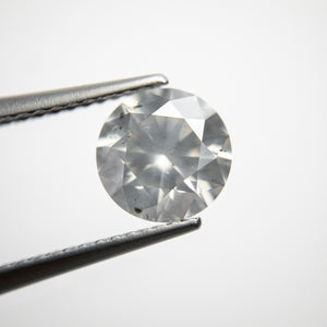 1.80ct 7.67x7.73x4.80mm Silver Grey Round Brilliant 18370-01 - Misfit Diamonds