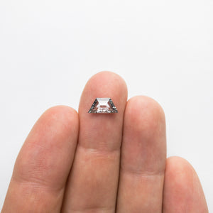 1.09ct 10.52x5.18x2.42mm Trapezoid Rosecut 18381-01 - Misfit Diamonds
