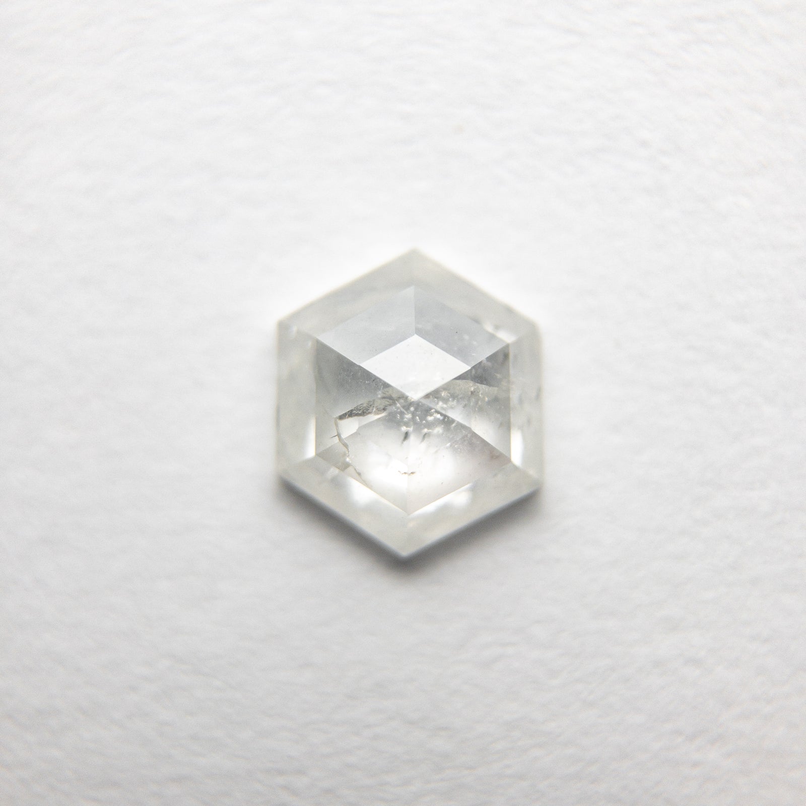 0.64ct 6.23x5.36x2.44mm Hexagon Rosecut 18386-03 - Misfit Diamonds