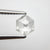 0.83ct 7.22x6.02x2.40mm Hexagon Rosecut 18386-04 - Misfit Diamonds