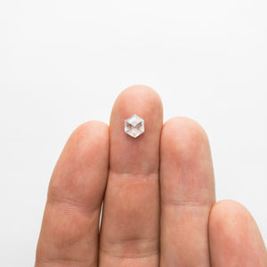 0.83ct 7.22x6.02x2.40mm Hexagon Rosecut 18386-04 - Misfit Diamonds