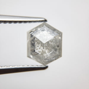 1.51ct 8.22x6.66x3.23mm Hexagon Rosecut 18386-10 - Misfit Diamonds