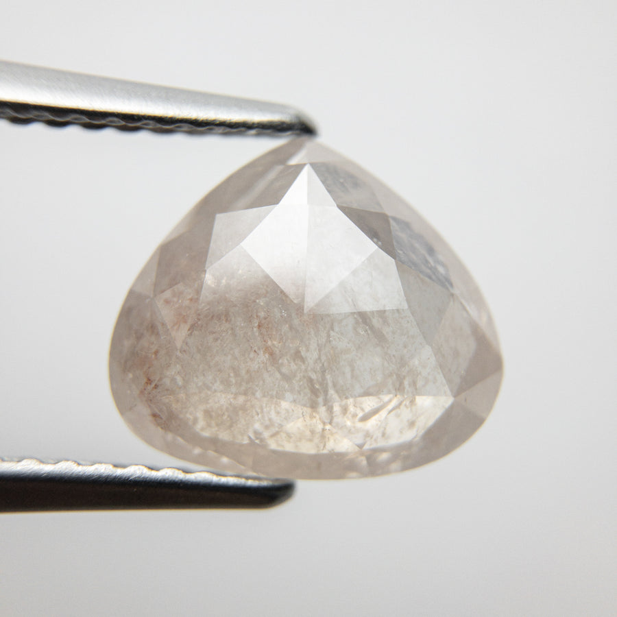 2.95ct 10.46x9.19x3.53mm Pear Double Cut 18386-21 - Misfit Diamonds