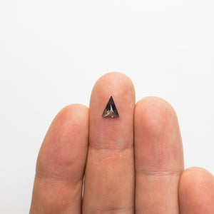 0.42ct 7.54x6.34x1.67mm Triangle Rosecut 18400-02 - Misfit Diamonds