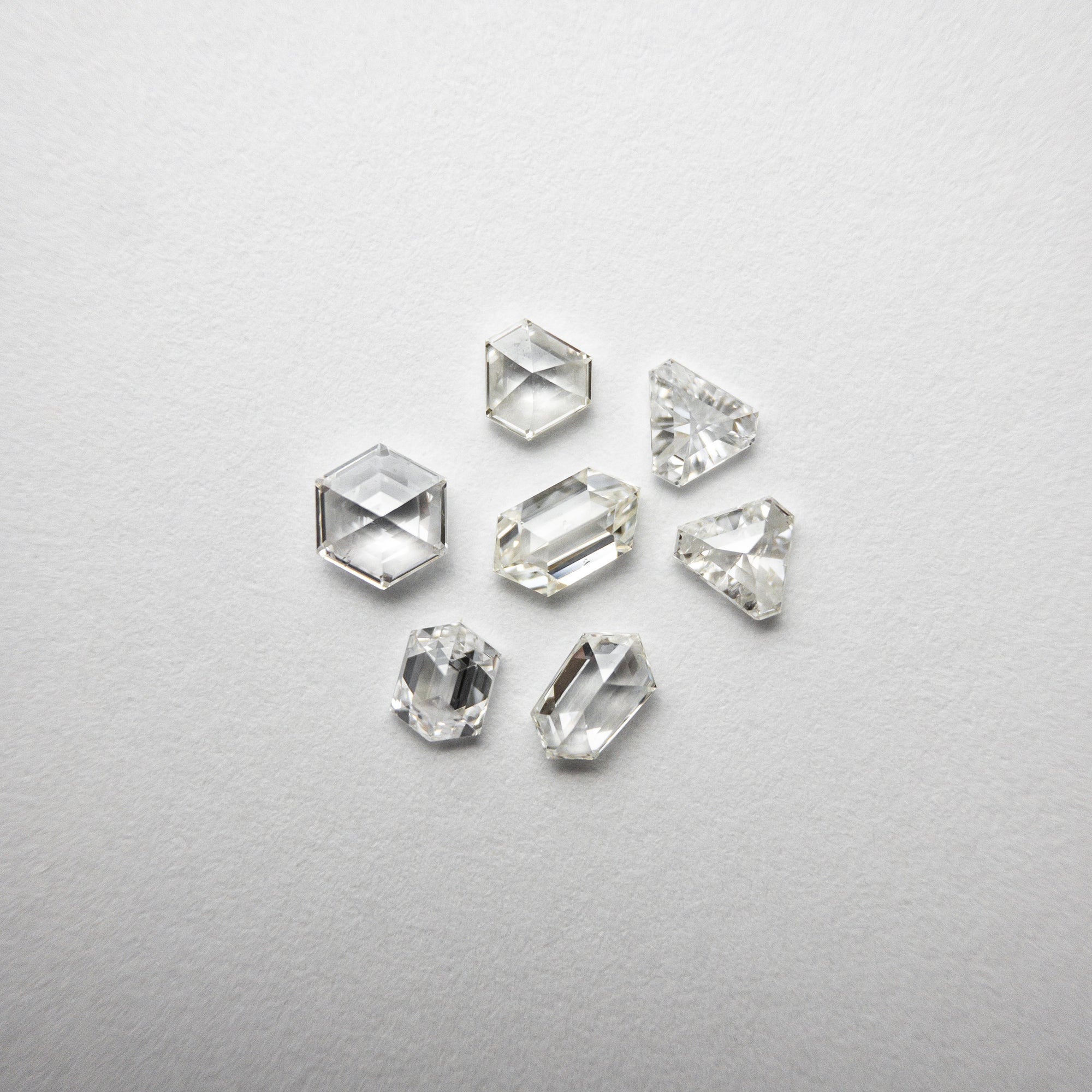 7pcs 1.22cttw 5.05-3.09mm Mixed Shape Geometric Melee 18401-01 - Misfit Diamonds
