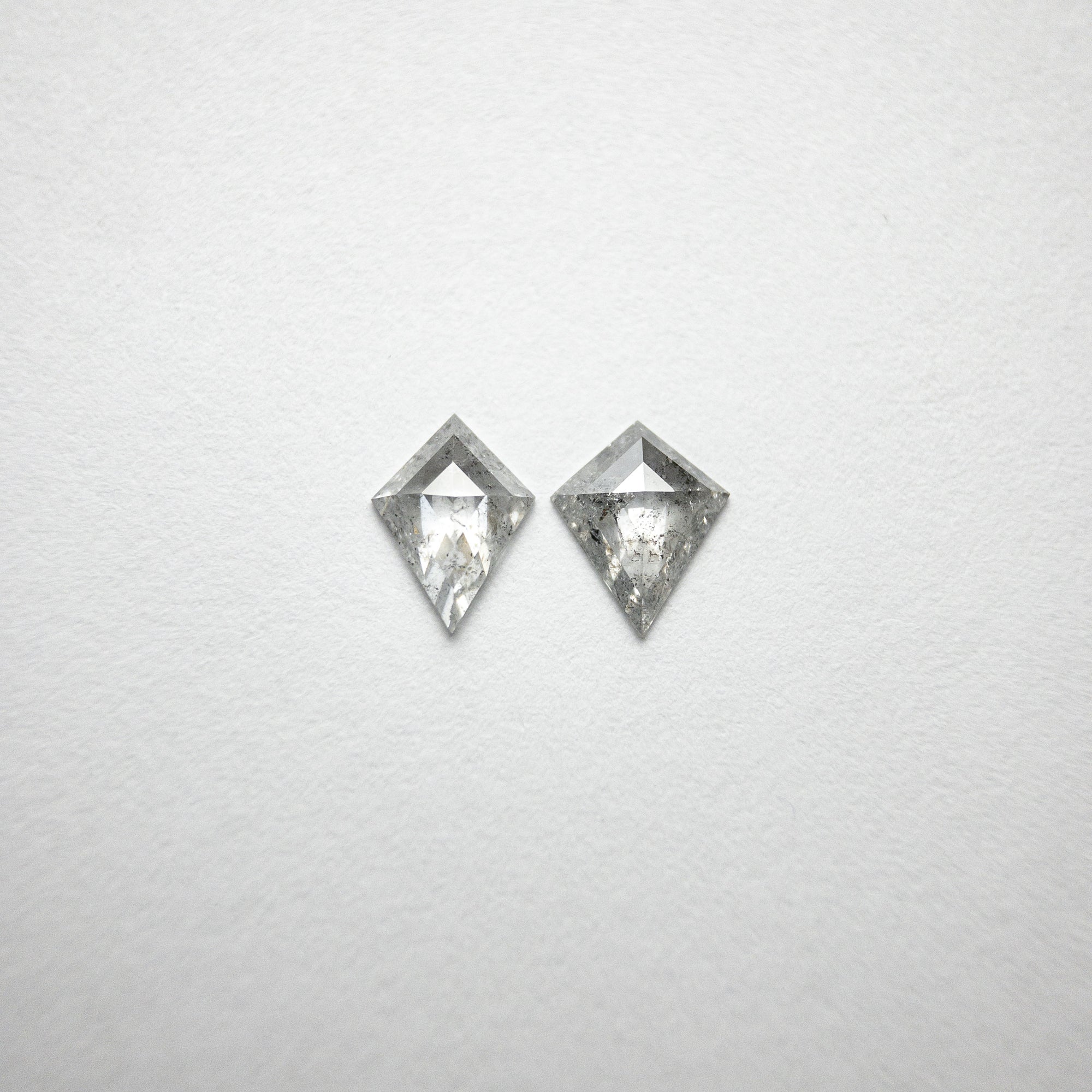 2pc 0.71cttw 7.21x5.87x1.65mm Kite Rosecut Matching Pair 18402-04 - Misfit Diamonds