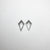 2pc 0.38cttw 6.89x4.05x1.38mm Kite Rosecut Matching Pair 18402-11 - Misfit Diamonds