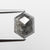 2.77ct 10.63x7.97x3.91mm Hexagon Rosecut 18407-04 - Misfit Diamonds