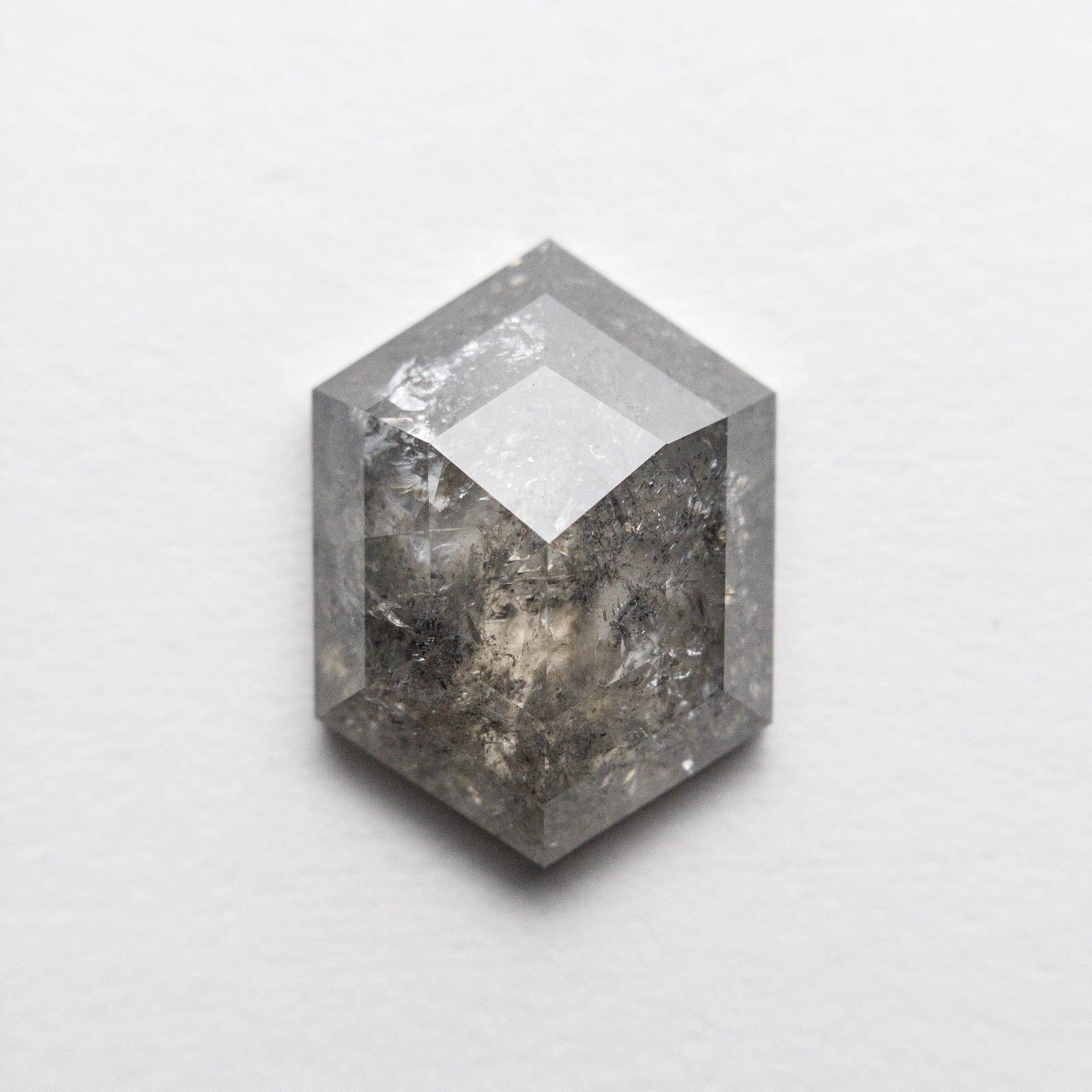 2.20ct 10.47x7.75x3.02mm Hexagon Rosecut 18407-05 - Misfit Diamonds