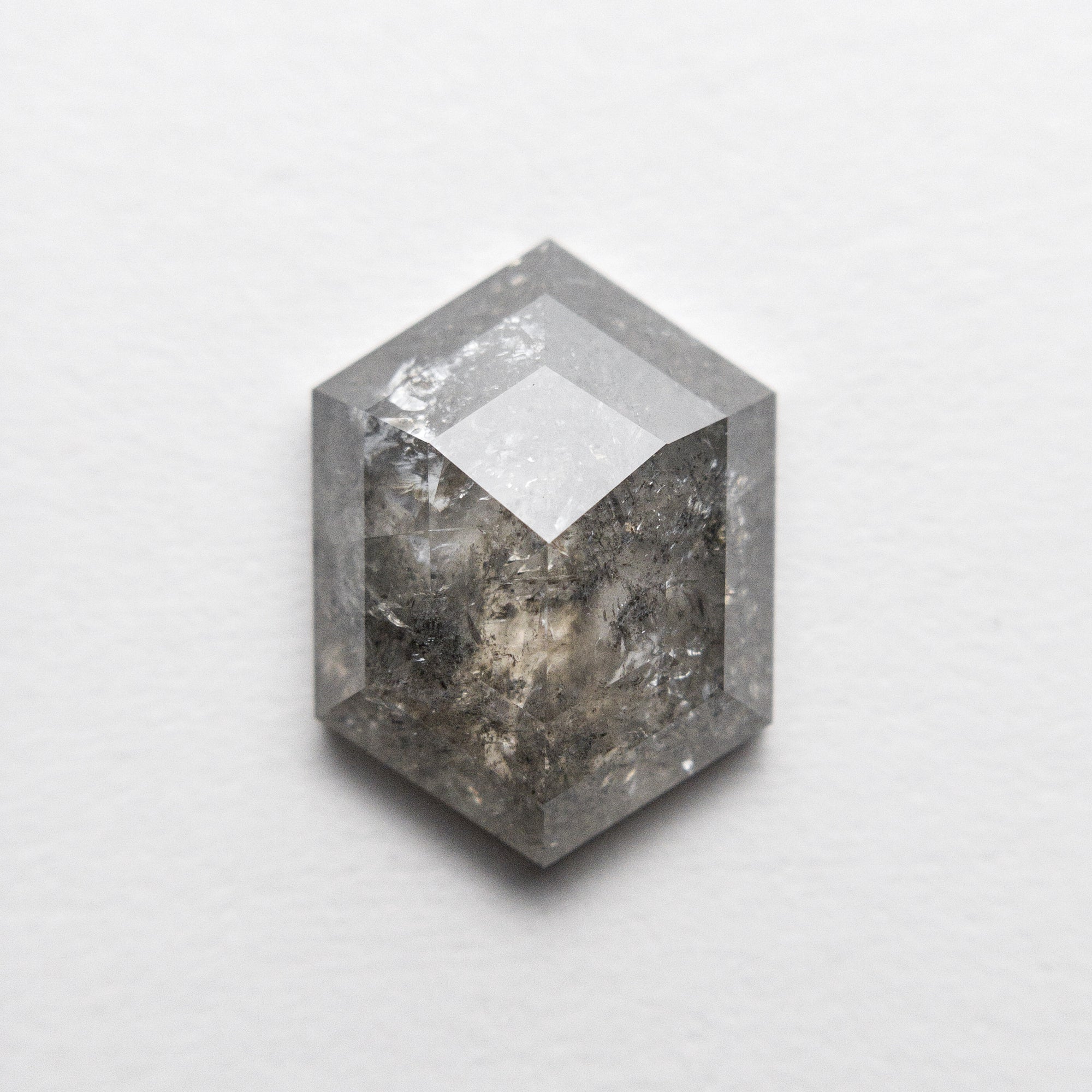 2.20ct 10.47x7.75x3.02mm Hexagon Rosecut 18407-05 - Misfit Diamonds