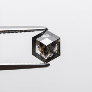 0.99ct 7.20x6.02x2.67mm Hexagon Rosecut 18407-09 - Misfit Diamonds