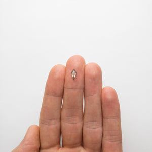 0.57ct 9.21x4.64x2.29mm Kite Rosecut 18414-02 - Misfit Diamonds