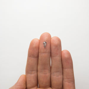 0.67ct 8.92x5.09x2.30mm Kite Rosecut 18414-07 - Misfit Diamonds